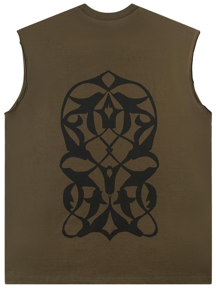 Song for the Mute Arabesque Sleeveless Tee Camo