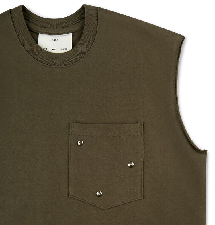 Song for the Mute Arabesque Sleeveless Tee Camo