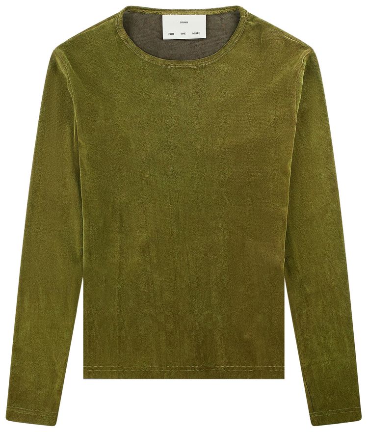 Song for the Mute Fitted Long Sleeve Green