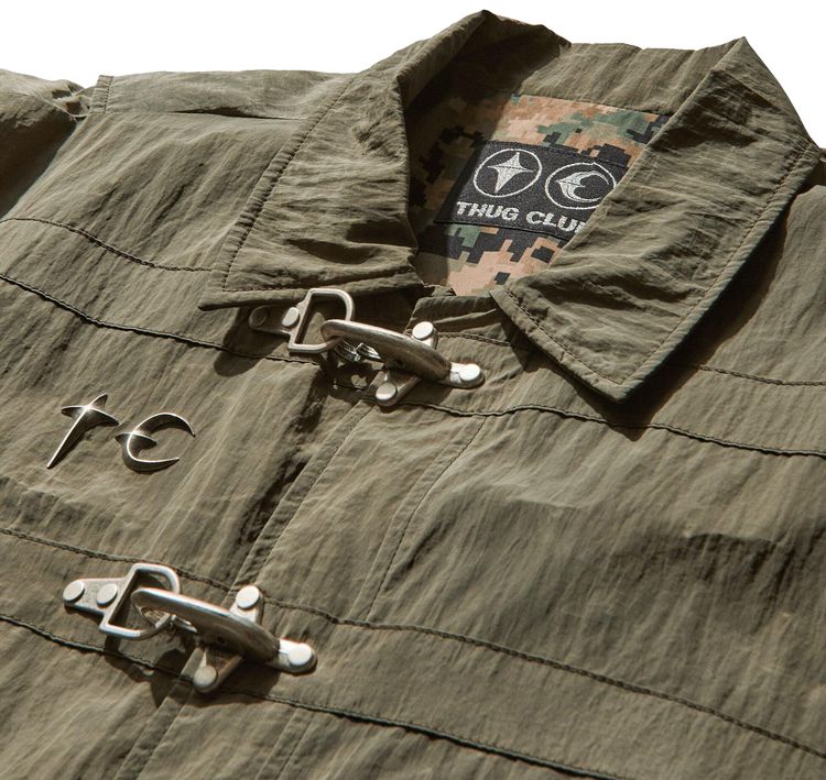 Thug Club Scarred Bio Soldier Jacket Khaki