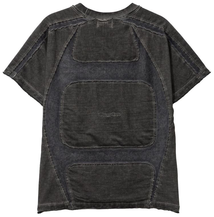 Thug Club Battle Turtle Mesh T Shirt Charcoal