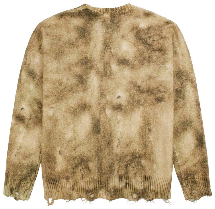 Song for the Mute Digital Print Oversized Sweater Sepia