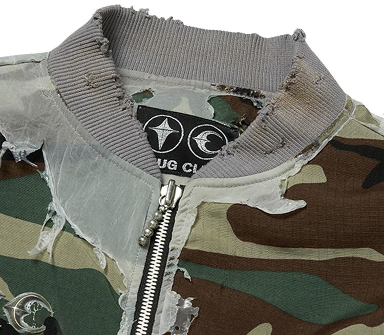 Thug Club Charlie Bomber Jacket Burnt Tango