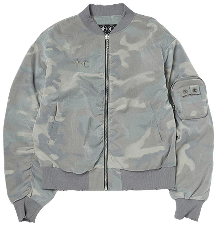 Thug Club Charlie Bomber Jacket Multicolor