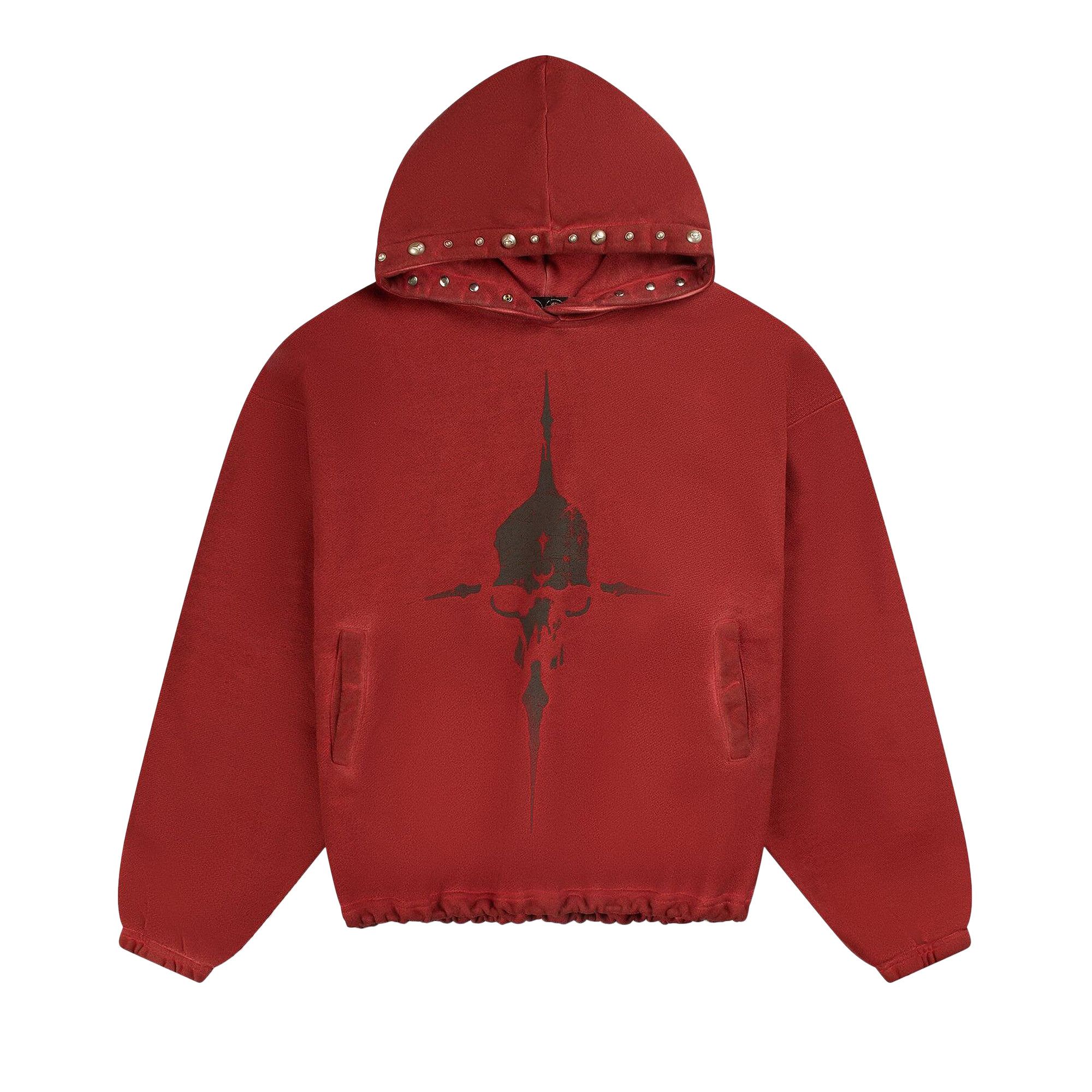 Buy Thug Club Peace Stud Hoodie 'Red' - TC24SS1202 | GOAT Buy Thug Club Peace Stud Hoodie 'Red' - TC24SS1202 | GOAT