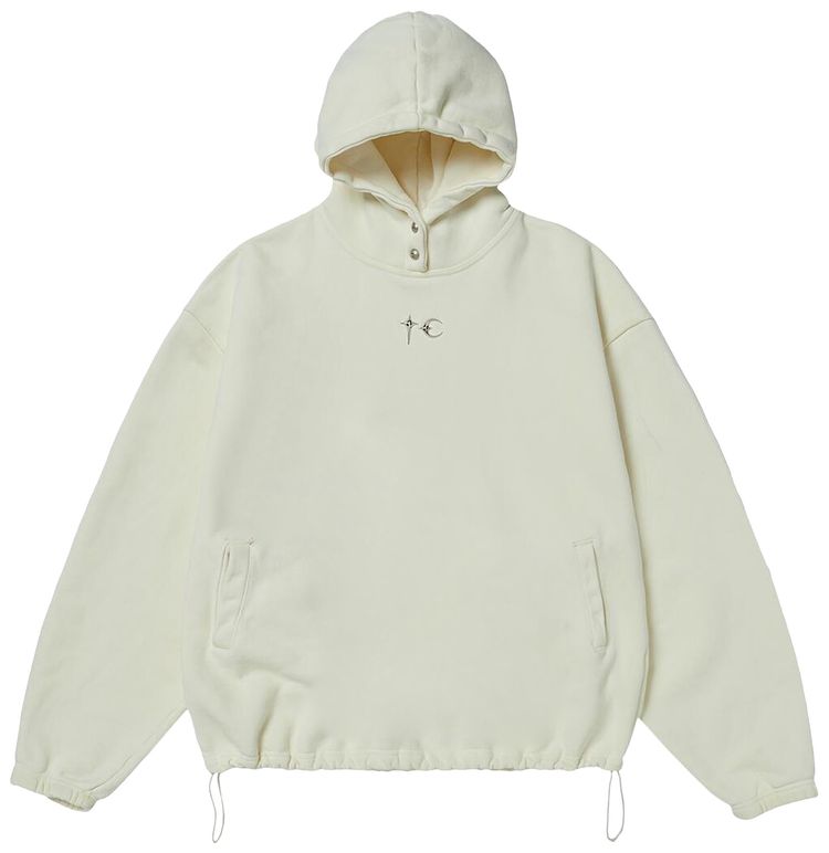 Thug Club Color Emblem Hoodie Ivory