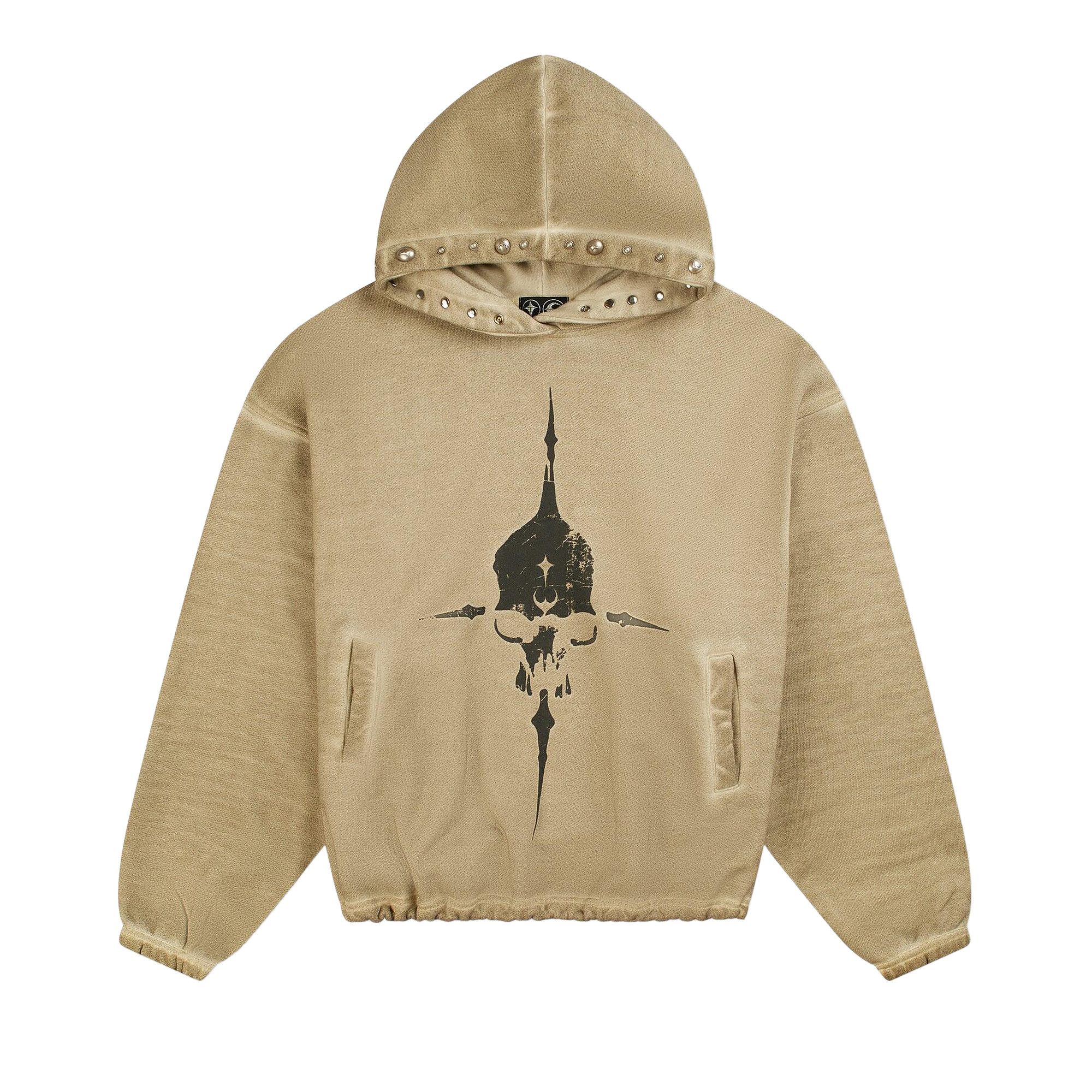 Buy Thug Club Peace Stud Hoodie 'Beige' - TC24SS1203 | GOAT