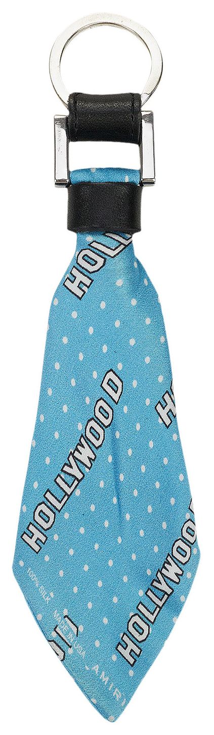 Amiri Hollywood Bandana Key Chain Blue