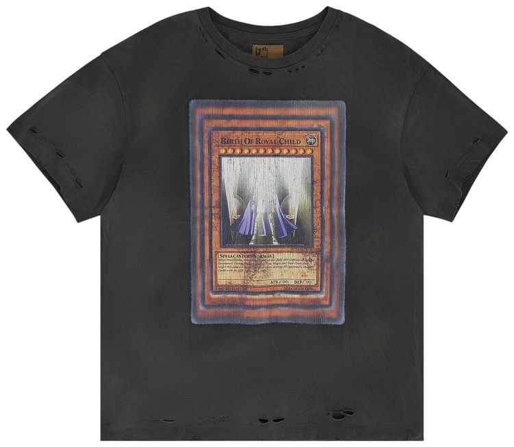 Birth Of Royal Child x Yu Gi Oh Destroyed Vintage T Shirt Black