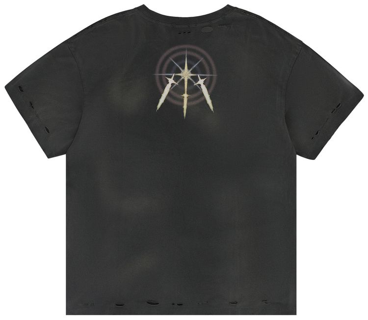 Birth Of Royal Child x Yu Gi Oh Destroyed Vintage T Shirt Black