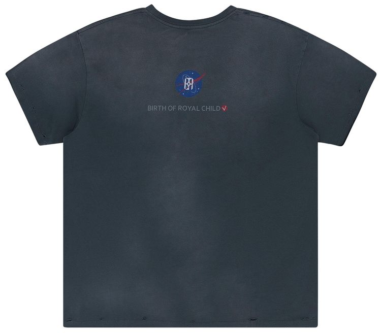 Birth Of Royal Child Rocket T Shirt Navy