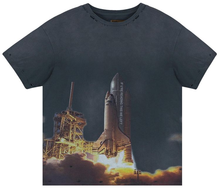 Birth Of Royal Child Rocket T Shirt Navy