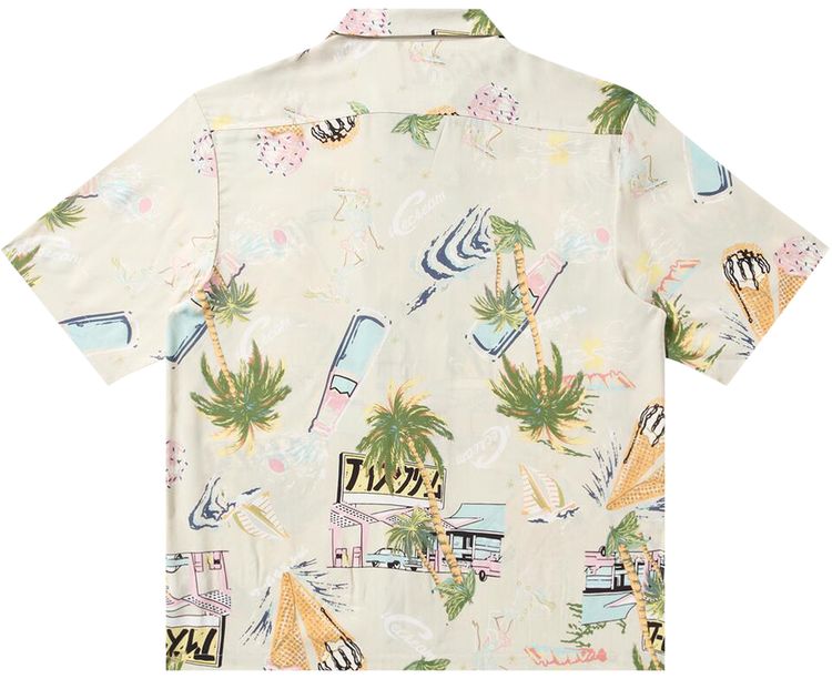 Icecream Diner Short Sleeve Woven Shirt Hawaiian