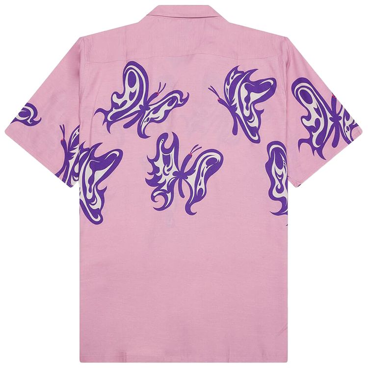 Needles x Kae Tanaka Papillon Short Sleeve One Up Shirt Old Rose