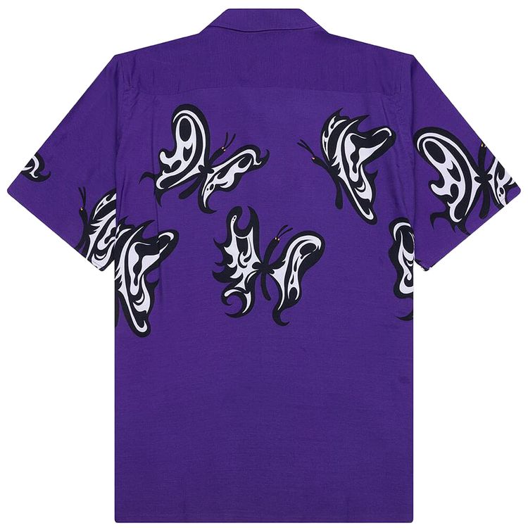 Needles x Kae Tanaka Papillon Short Sleeve One Up Shirt Purple