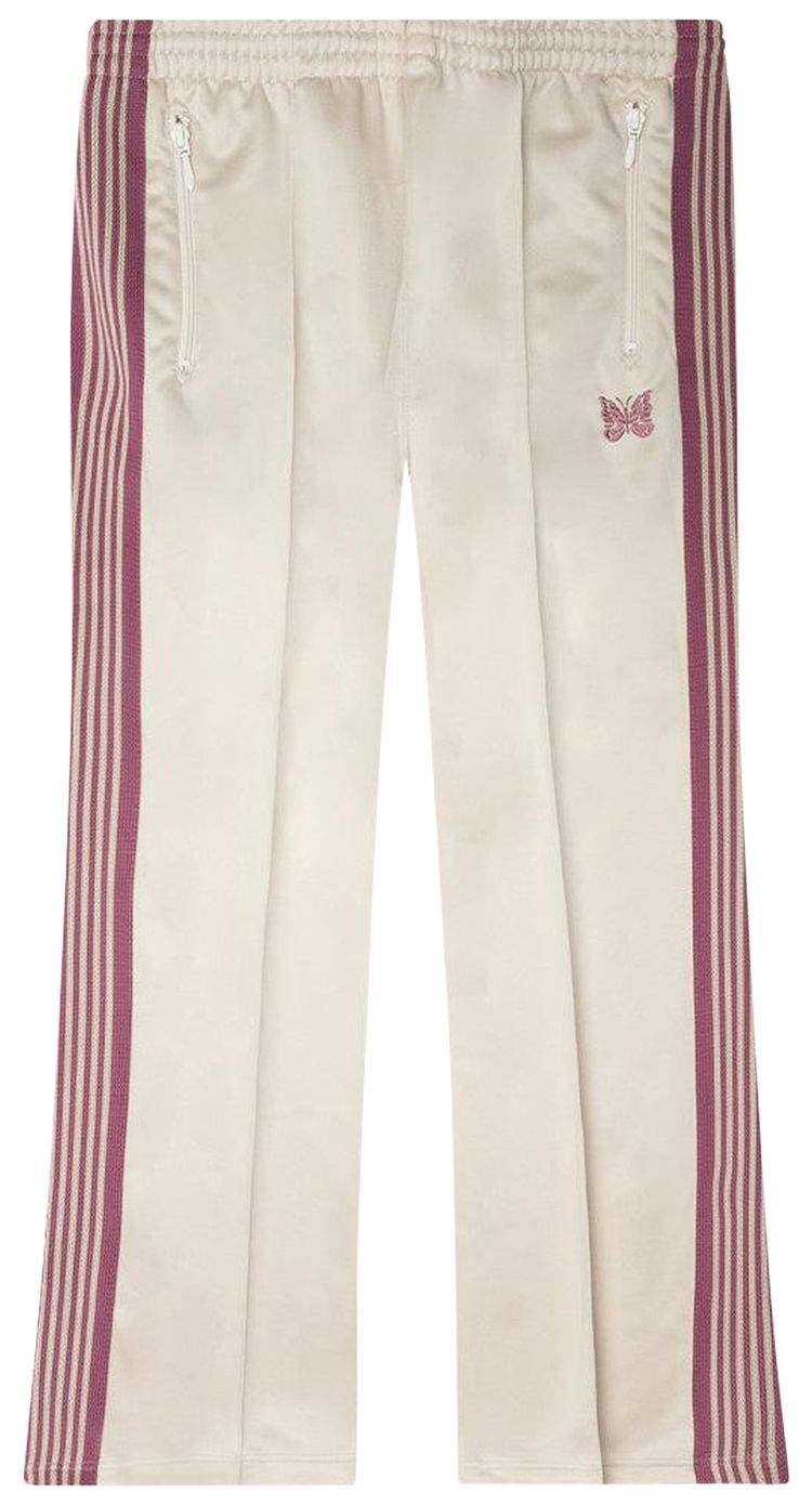 Needles Poly Smooth Boot Cut Track Pant Ivory