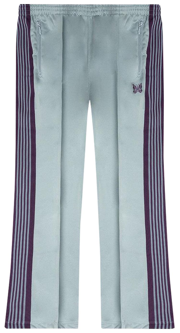 Needles Poly Smooth Boot Cut Track Pant Sax