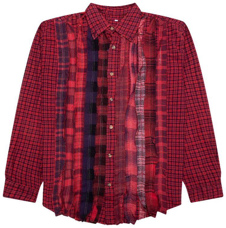 Needles Ribbon Over Dye Flannel Shirt Assorted