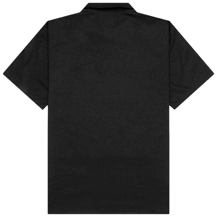 Needles Short Sleeve Polo Shirt Black