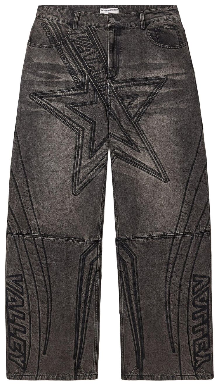 Vale Forever Black Motocroxxx Pines Denim RinsedBlack