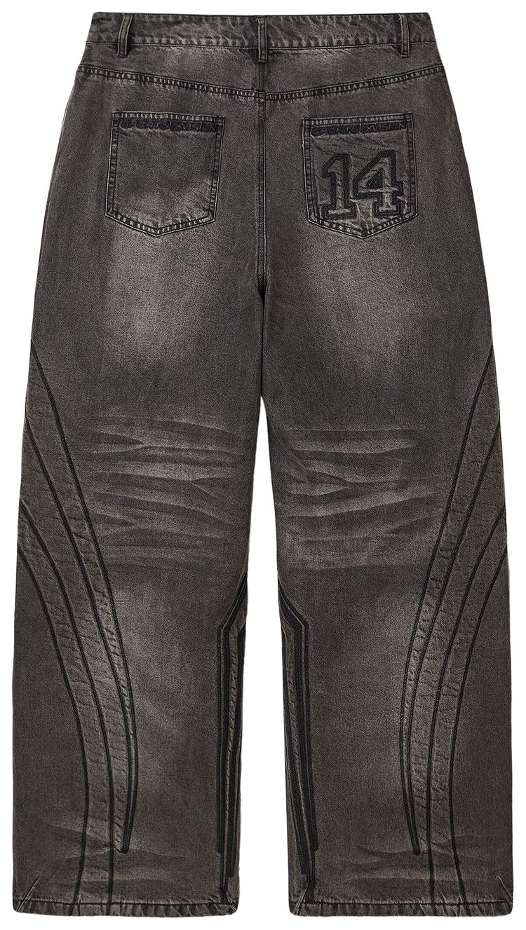 Vale Forever Black Motocroxxx Pines Denim RinsedBlack