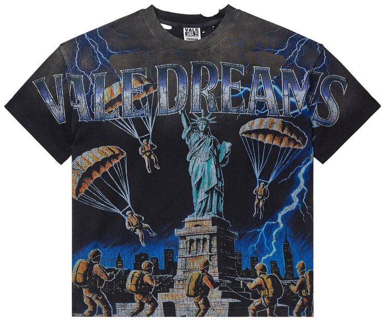 Vale Forever Nyc Invasion Big Tee Black