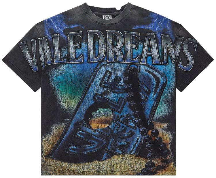 Vale Forever Dog Tag Big Tee Black