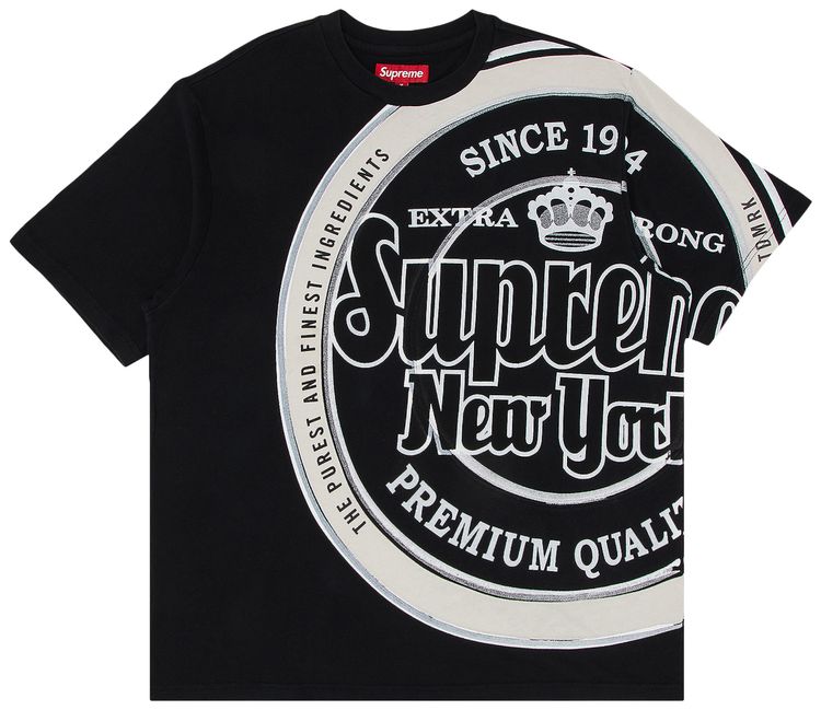 Supreme Lager Short Sleeve Top Black