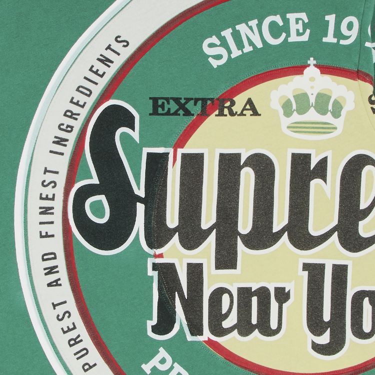 Supreme Lager Short Sleeve Top Green