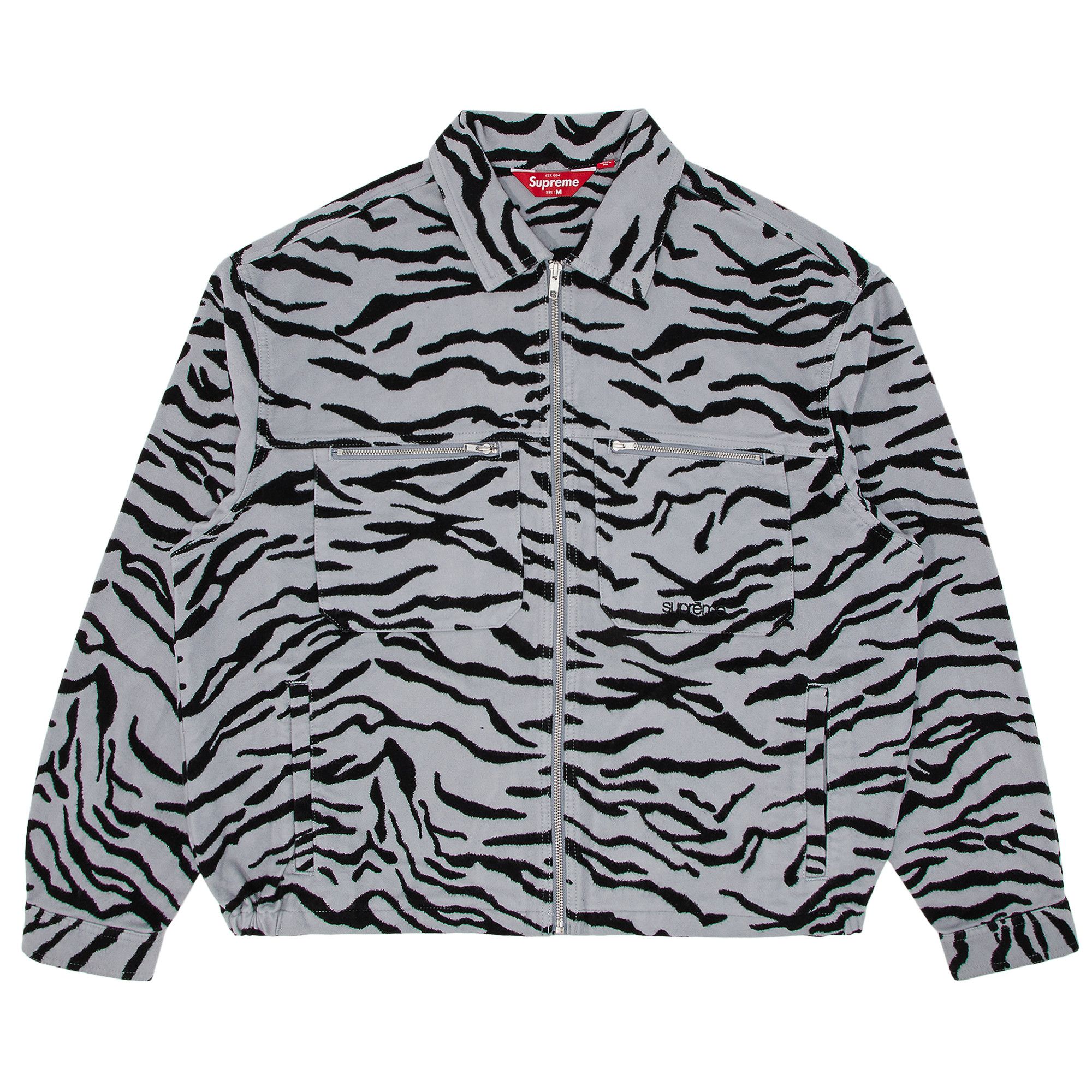 Buy Supreme Moleskin Work Jacket 'Zebra' - SS25J77 ZEBRA | GOAT
