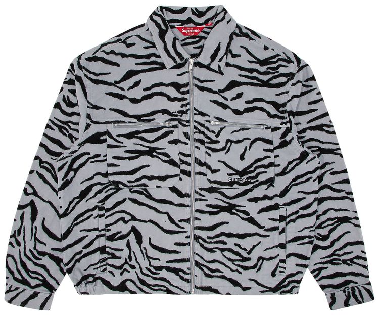 Supreme Moleskin Work Jacket Zebra