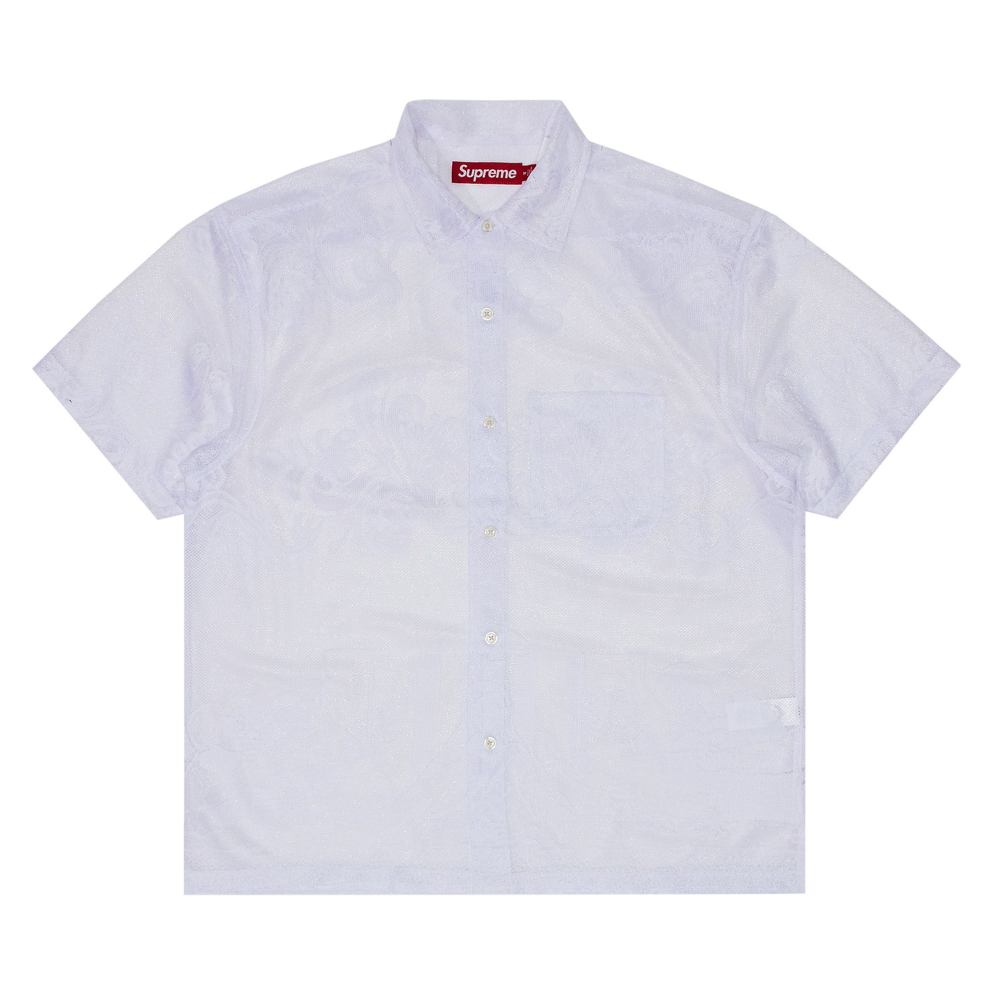 Buy Supreme Last Supper Lace Short-Sleeve Shirt 'White