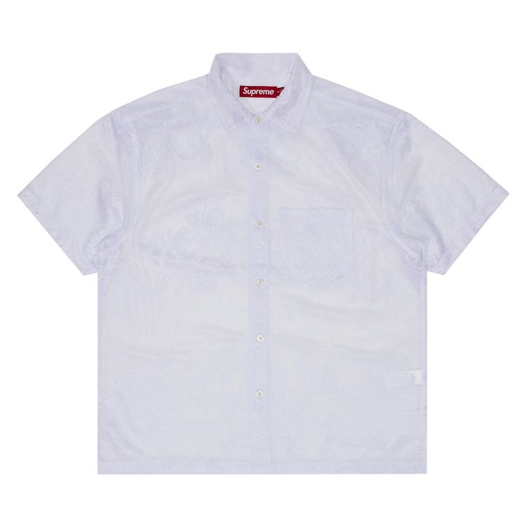 Supreme Last Supper Lace Short Sleeve Shirt White