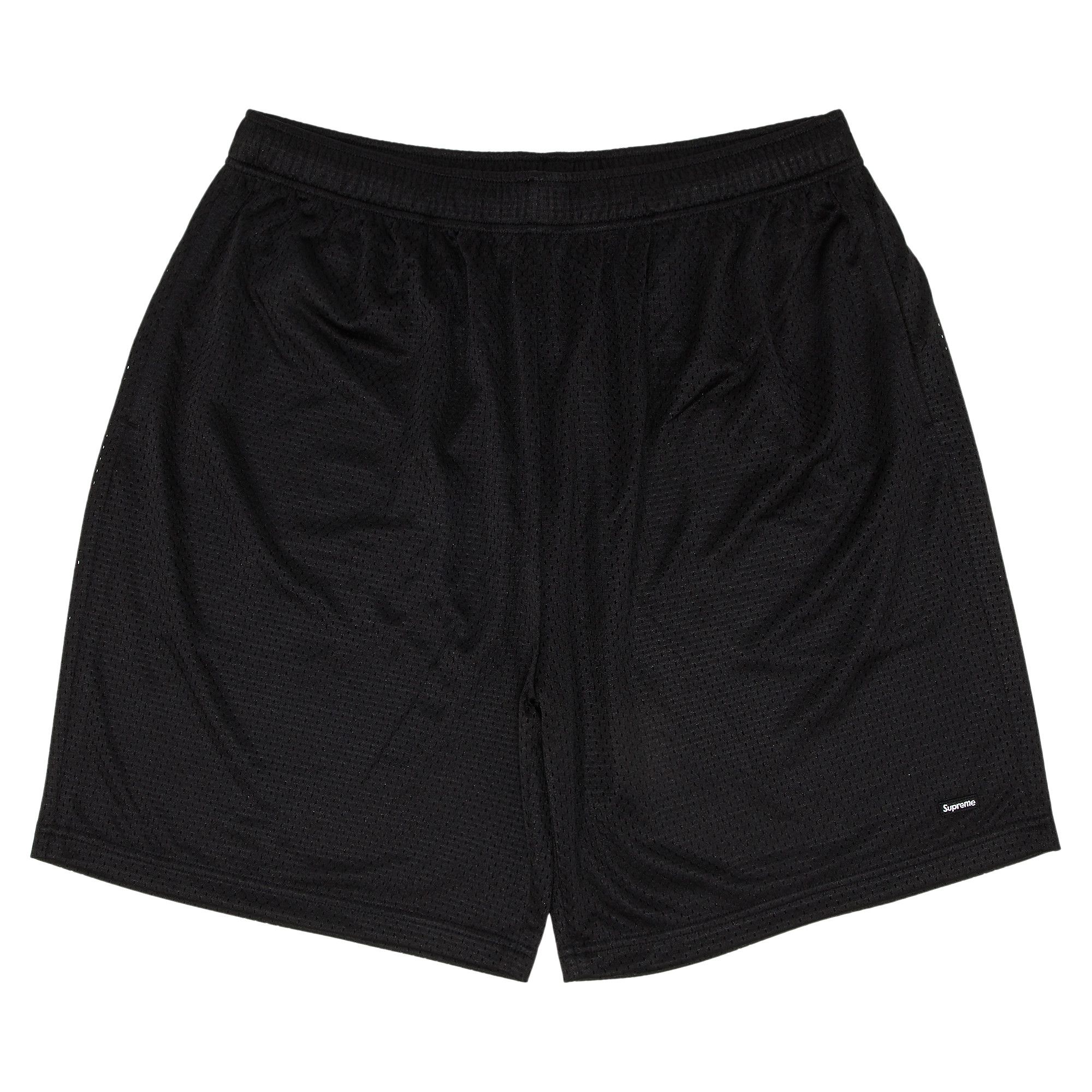 Buy Supreme Small Box Baggy Mesh Short 'Black' - SS25SH18 BLACK | GOAT