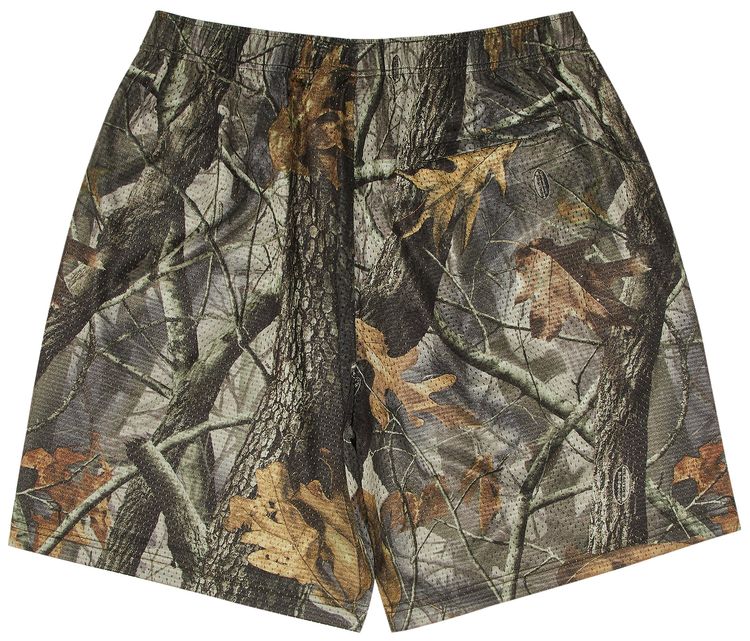 Supreme Small Box Baggy Mesh Short Realtree Hardwoods Camo