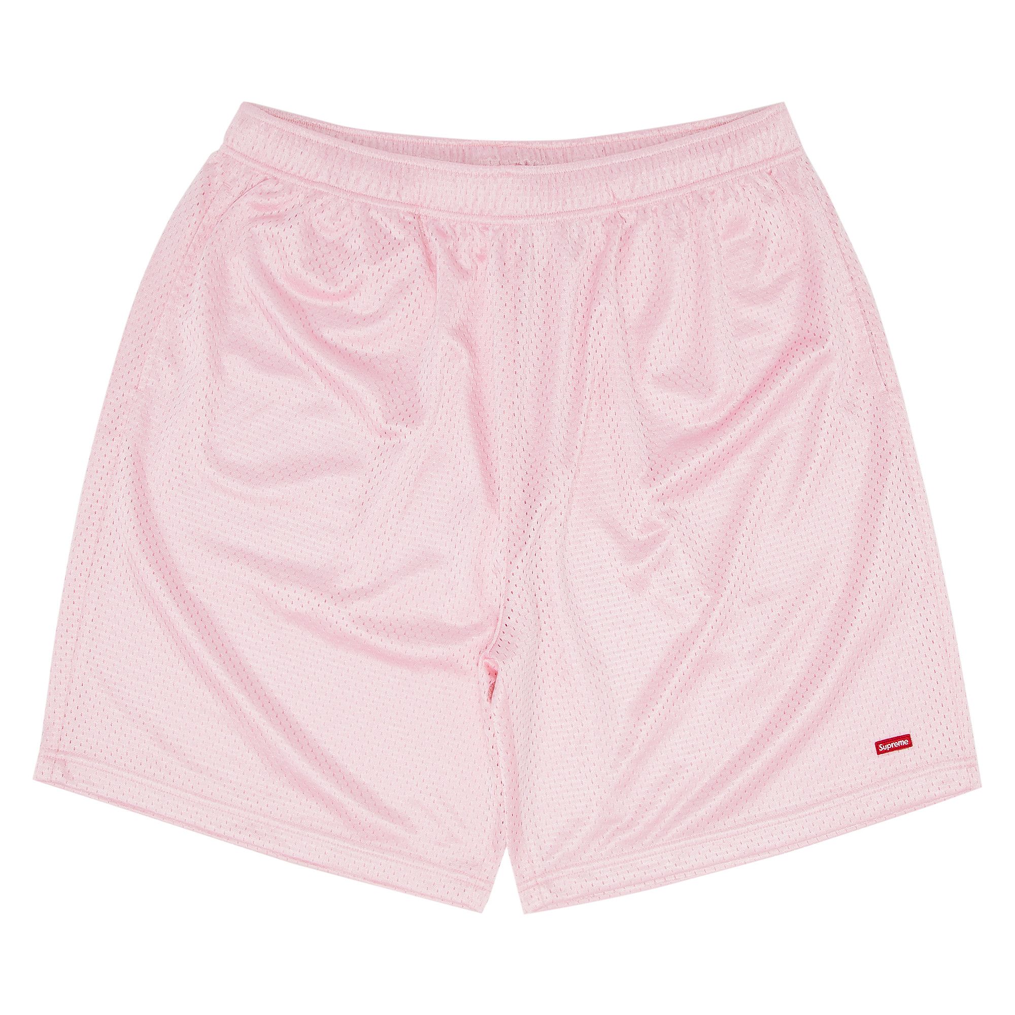 Buy Supreme Small Box Baggy Mesh Short 'Pink' - SS25SH18