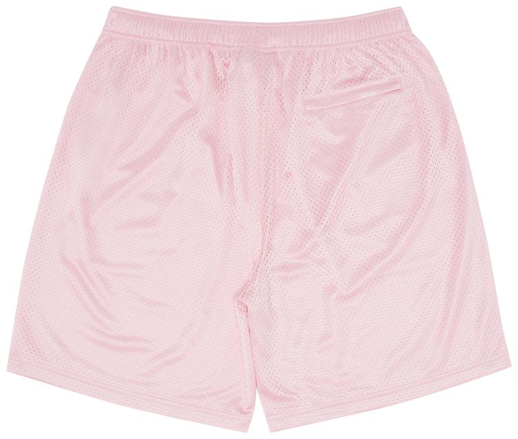 Supreme Small Box Baggy Mesh Short Pink