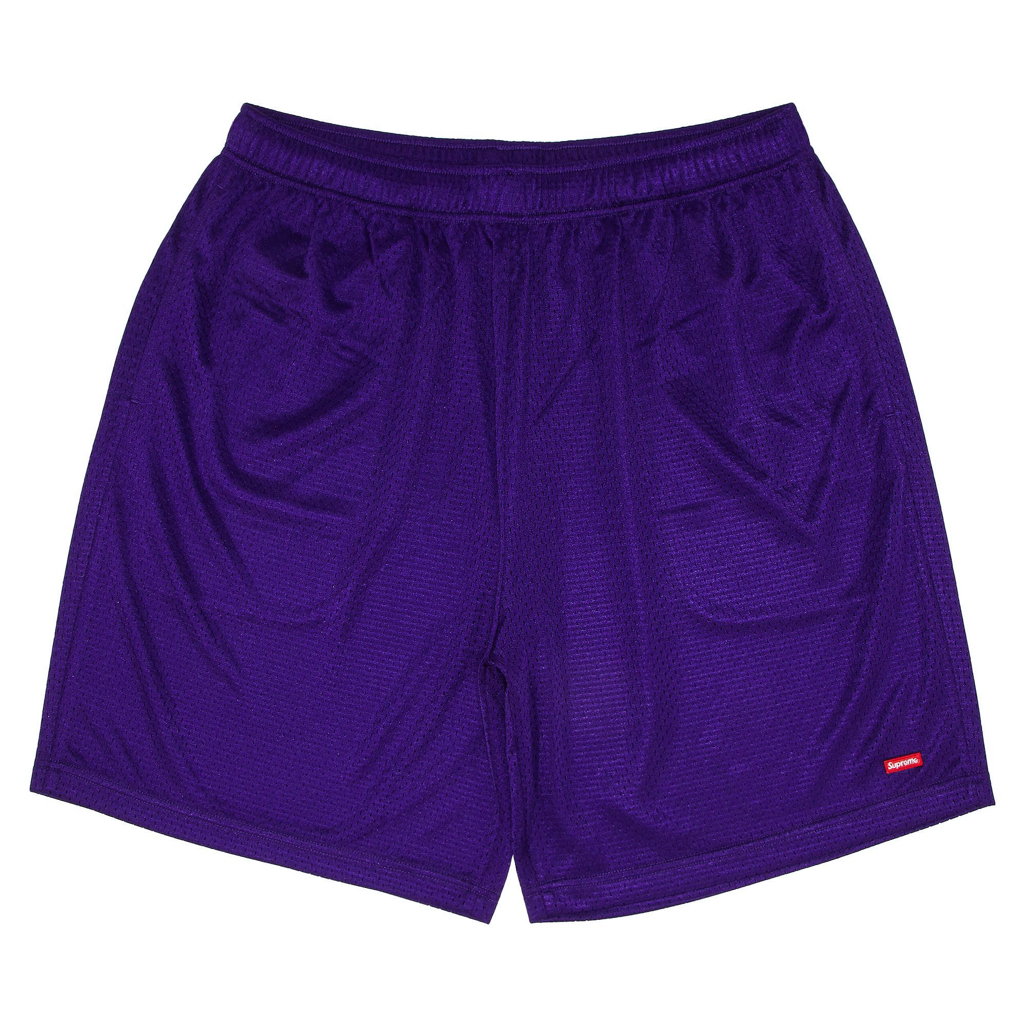 Supreme Small Box Baggy Mesh Short 紫 M Purple Supreme Small Box Baggy Mesh Short