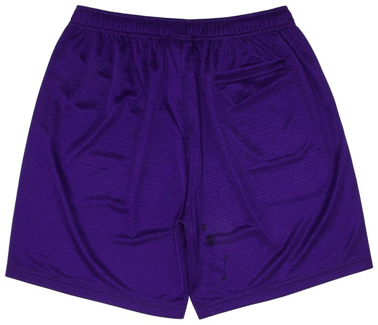 Supreme Small Box Baggy Mesh Short Purple