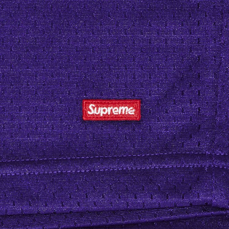 Supreme Small Box Baggy Mesh Short Purple