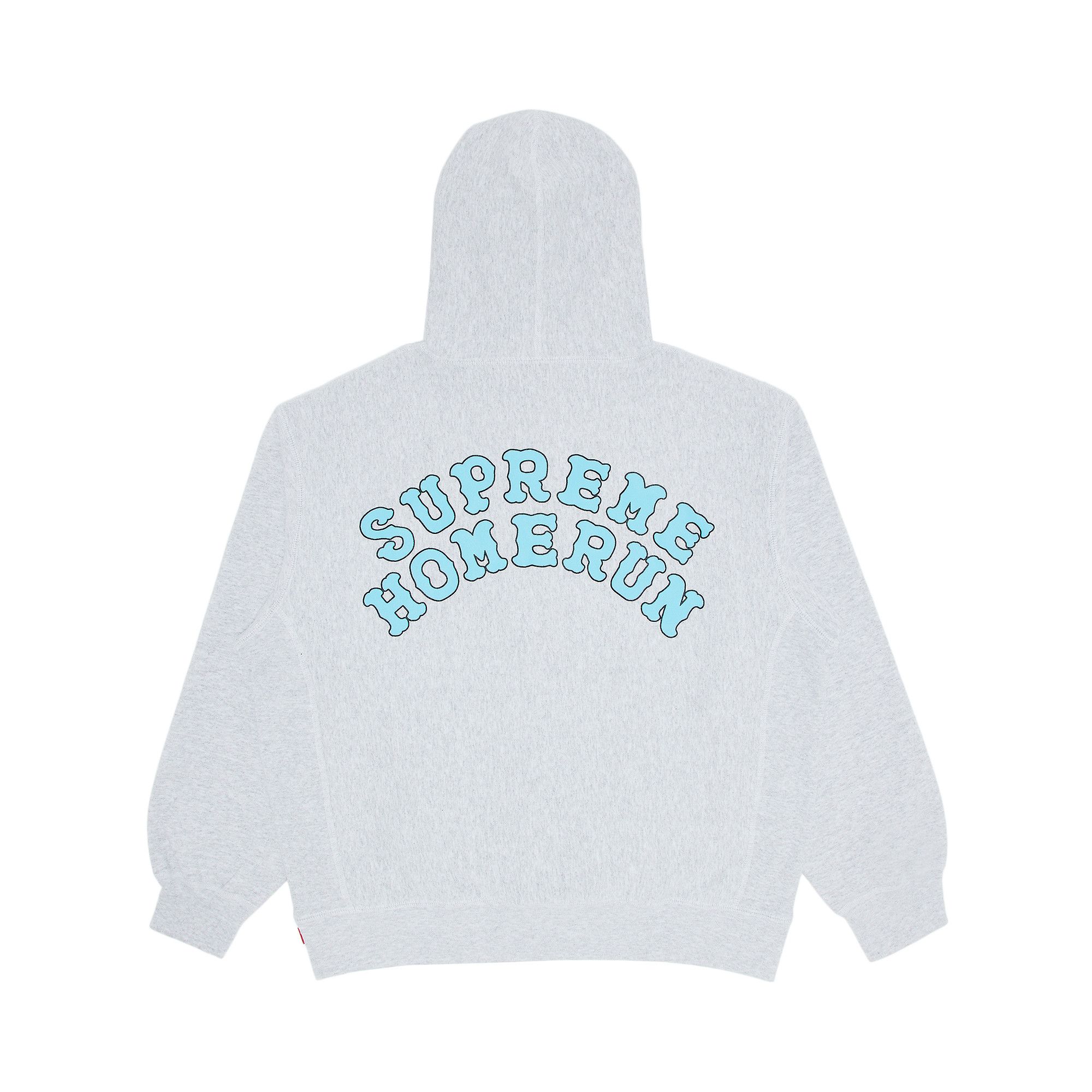 【Supreme x run】Hooded Sweatshirt★Ash Grey★25SS★ Supreme Homerun Hooded Sweatshirt (SS25) - $178