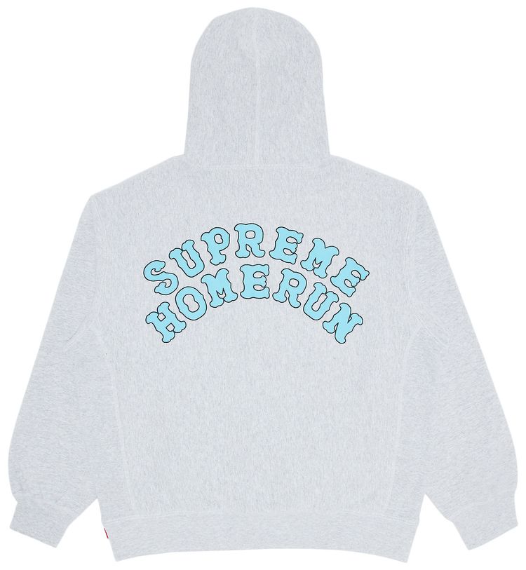 Supreme x Homerun Hooded Sweatshirt Ash Grey