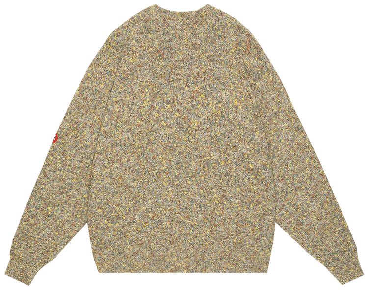 Cav Empt Mix Colours Loose Knit Sweater Beige