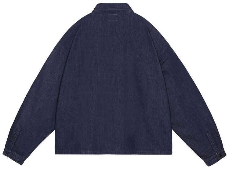 Cav Empt Denim Short Shirt Jacket Indigo