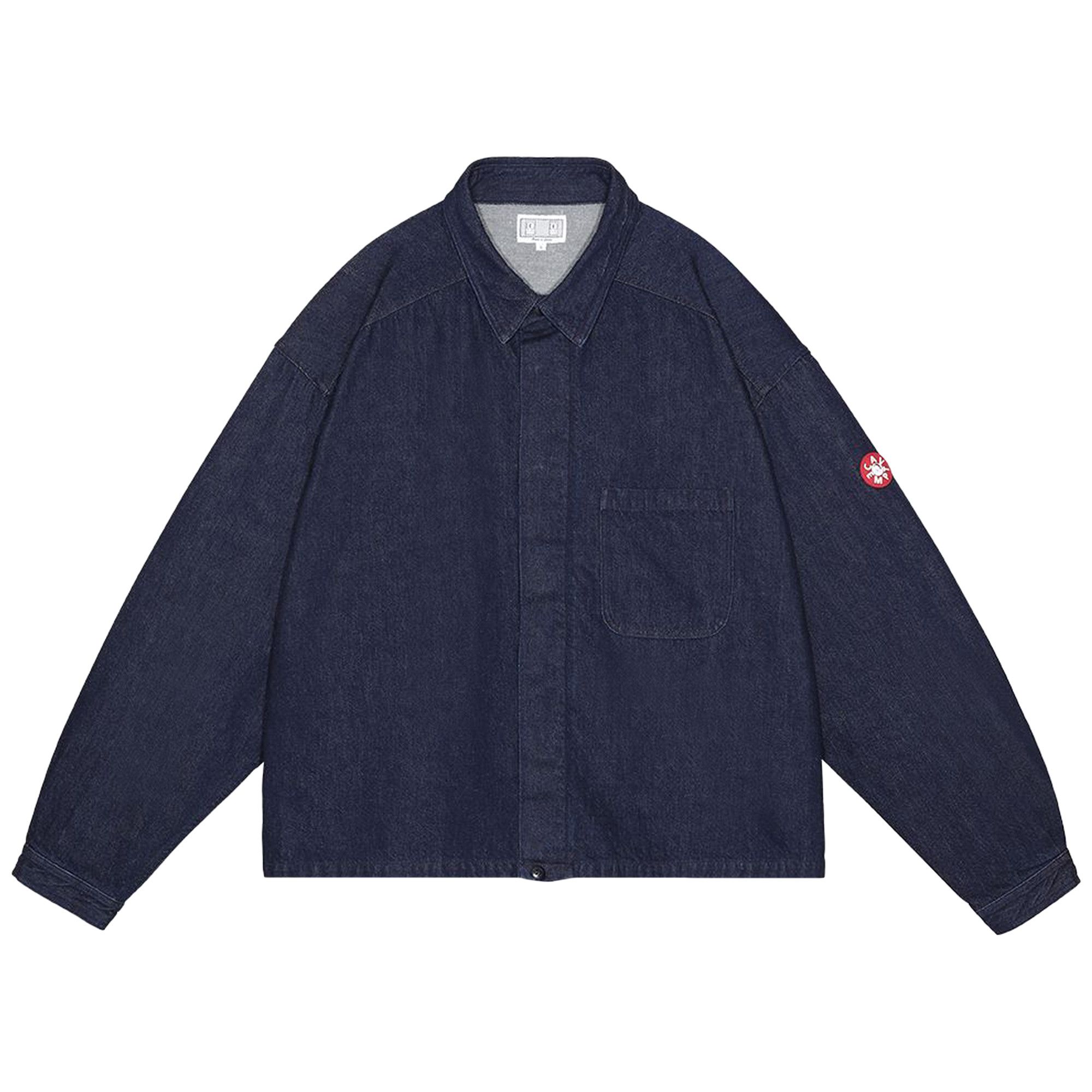 Buy Cav Empt Denim Short Shirt Jacket 'Indigo' - CES27JK11 INDI | GOAT