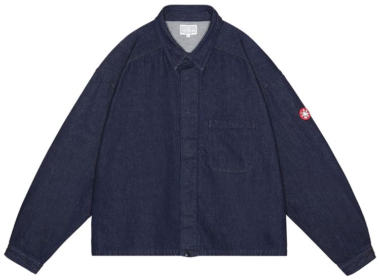 Cav Empt Denim Short Shirt Jacket Indigo
