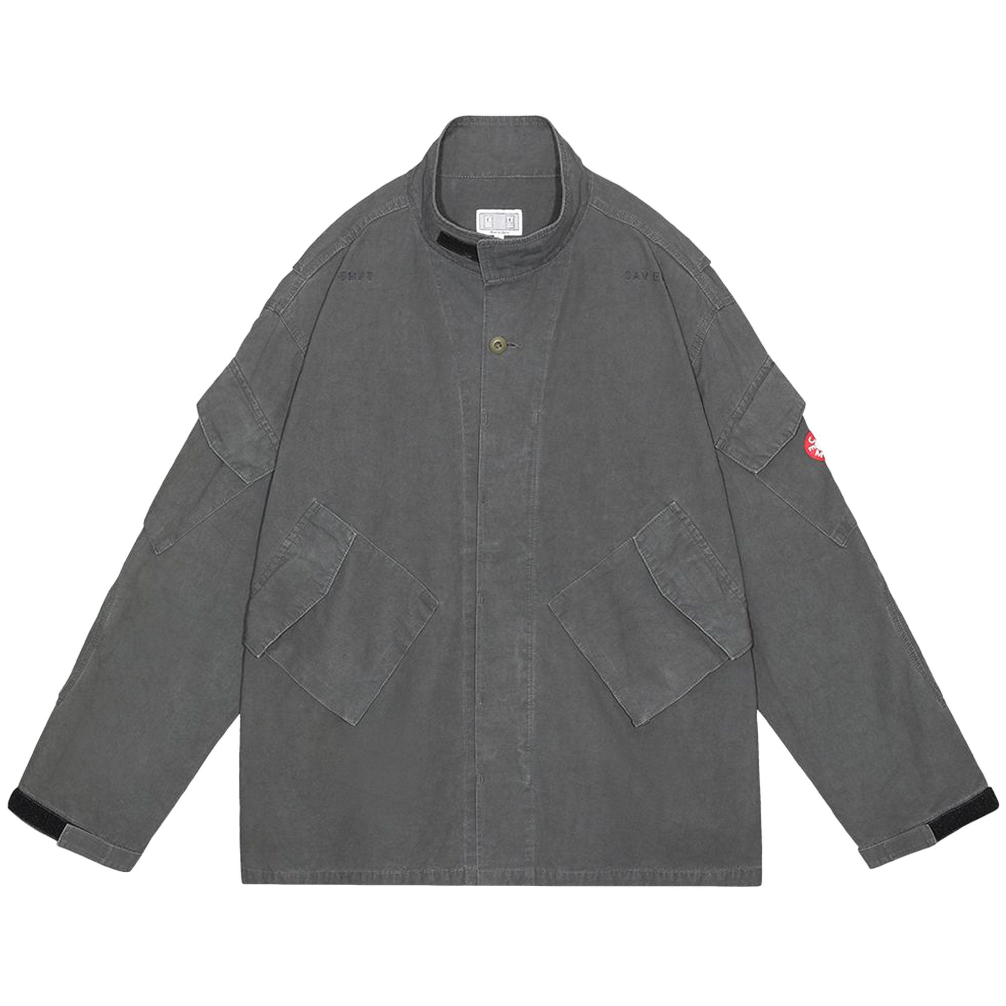 希少 C.E CAV EMPT Stand Collar CoachJacket Cav Empt: Stand Collar Zip Jacket (Charcoal) | DSML E-SHOP