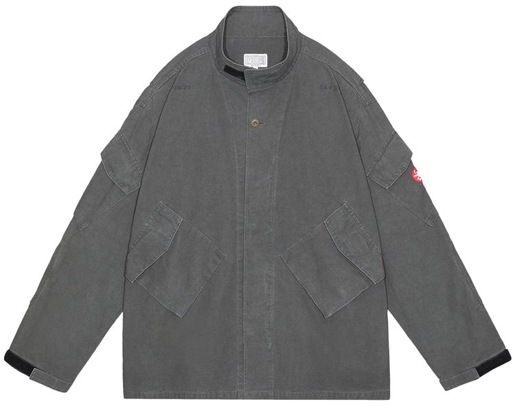 Cav Empt Stand Collar BDU Jacket Charcoal