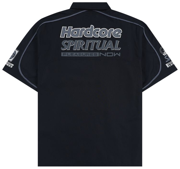 Pleasures Terror Button Up Black