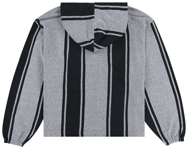 Pleasures Rug Poncho Hoodie Black